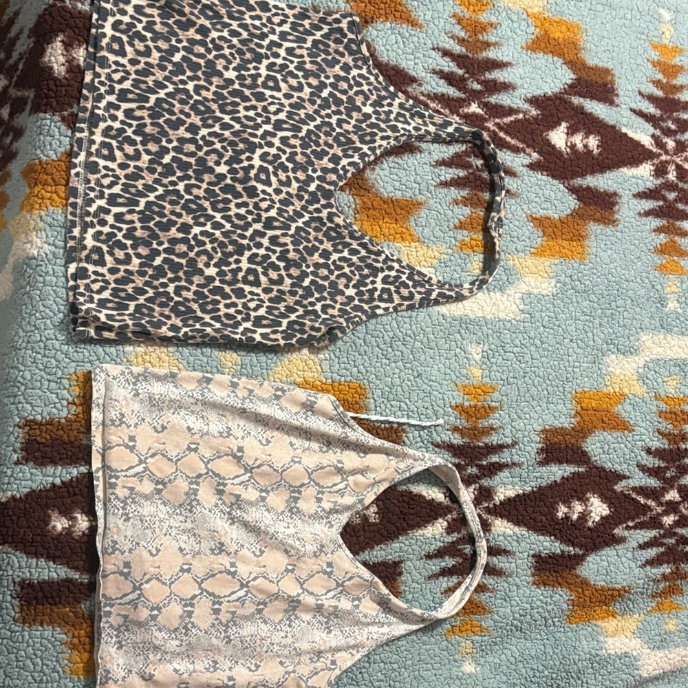 American Eagle Outfitters snake print top